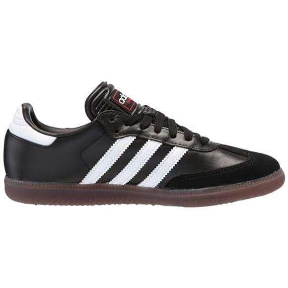 NWT adidas Unisex Samba Indoor Sneaker, Black/White/Vivid Red,10 US Men - Picture 3 of 5